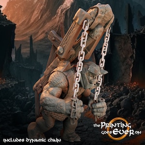 Catapult Cave Troll dnd fantasy tabletop wargames 28mm