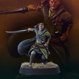 Elf Lord light armour 28mm miniatures dnd minis fantasy miniatures dungeons and dragons miniatures wargaming miniatures tabletop wargames