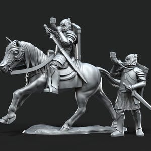 Grey Castle horn  28mm miniatures dnd minis fantasy miniatures dungeons and dragons painting wargaming miniatures tabletop