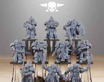 Socratis Crusaders Miniatures: 32mm Sci-Fi RPG Wargaming Miniatures by Station Forge