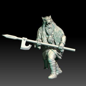 Hillmen berserker 28mm miniatures dnd mini wargaming miniatures dungeon and dragons miniatures for painting fantasy miniatures gift