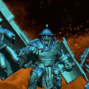 orcs captain 28mm miniatures dnd gift fantasy miniatures dungeons and dragons minis wargaming miniatures tabletop wargames