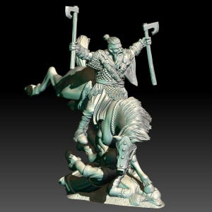 Wulf the bearman 28mm miniatures dnd mini wargaming miniatures dungeon and dragons miniatures for painting fantasy miniatures gift