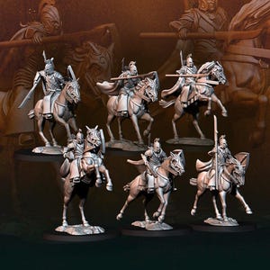 Elven knights 28mm miniatures dnd minis fantasy miniatures dungeons and dragons miniatures painting wargaming miniatures tabletop wargames