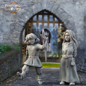 Whitcaester Children Miniatures, 28mm Medieval RPG Wargaming Terrain