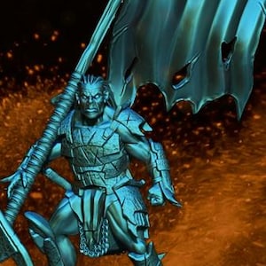 orcs Banner 28mm miniatures dnd gift fantasy miniatures dungeons and dragons minis wargaming miniatures tabletop wargames