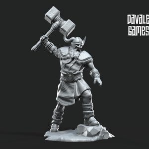 Hersir Viking Commander tribe 28mm miniatures dnd fantasy miniatures dungeons & dragons miniatures painting tabletop wargames