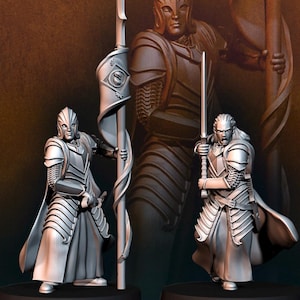 elf commander 28mm miniatures dnd fantasy miniatures dungeons and dragons miniatures for painting wargaming miniatures tabletop wargames