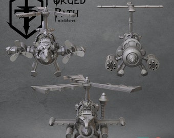 Gyrocopters - Skyhammer Squadron Dwarves Fantasy Wargaming Miniatures 32mm scale