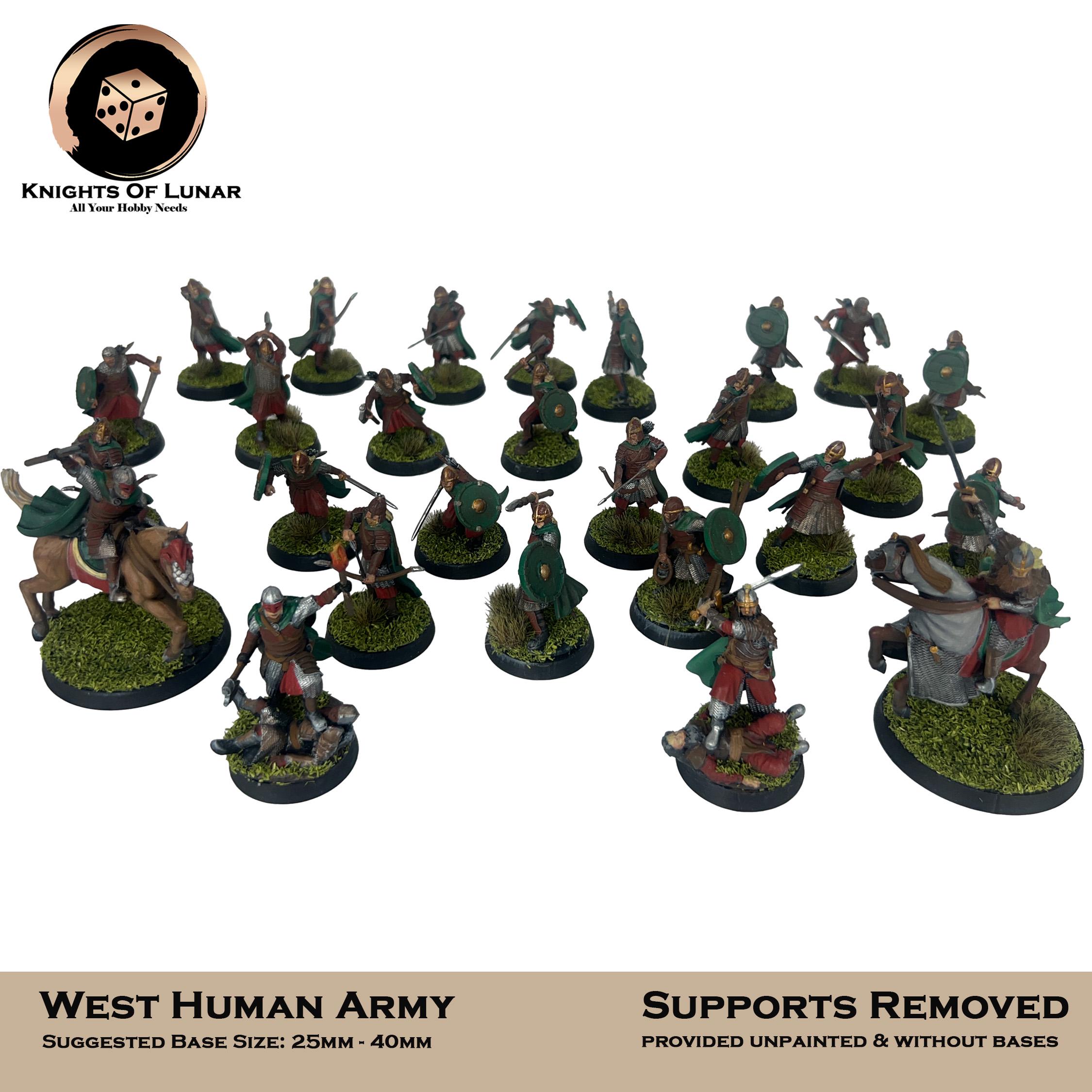 【希少】Olleys Armies メタルミニチュア 28mm ドワーフ 5体 West Human Army – 28mm Fantasy Army Miniatures for Dnd, Tabletop