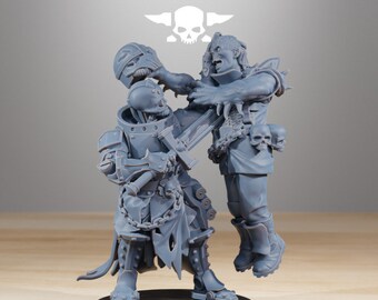 Pythonicus Exterminator 32mm sci-fi fantasy miniature for tabletop games grimdark RPGs dnd wargaming miniature dungeons and dragons