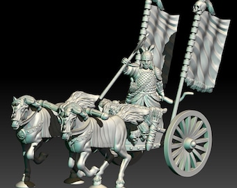 Chariot riders king 28mm miniatures dnd minis fantasy miniatures dungeons and dragons miniatures  wargaming miniatures tabletop wargames