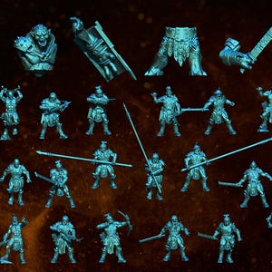 orcs army Pack 28mm miniatures dnd gift fantasy miniatures dungeons and dragons minis wargaming miniatures tabletop wargames