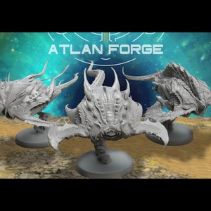 Manta Demons 32mm sci-fi fantasy miniature for tabletop games grimdark RPGs dnd wargaming miniature dungeons and dragons painting