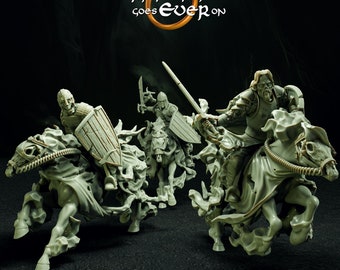 Ghost Knights Army of dead 28mm miniature dungeon and dragons fantasy wargaming miniature tabletop fantasy wargame miniature painting dnd