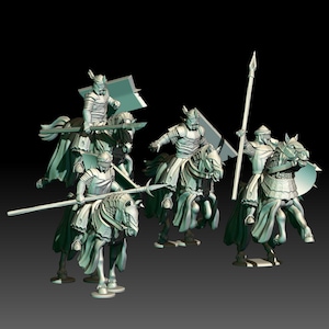 Dark souled riders 28mm miniatures dnd minis fantasy miniatures dungeons and dragons miniatures  wargaming miniatures tabletop wargames