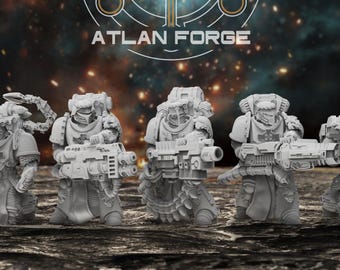 Knights Templar Purgators – 32 mm miniatury science fiction fantasy do gier bitewnych i RPG-ów planszowych