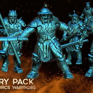 orcs warriors28mm miniatures dnd gift fantasy miniatures dungeons and dragons minis wargaming miniatures tabletop wargames