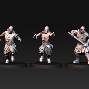 Blood Orc with swords 28mm miniatures dnd gift fantasy miniatures dungeons and dragons wargaming miniatures tabletop wargames miniature