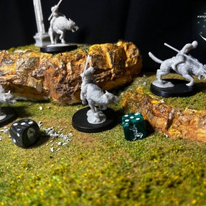 Warg Riders 28mm miniatures dnd minis fantasy miniatures dungeons and dragons miniatures for painting wargaming miniatures tabletop wargames