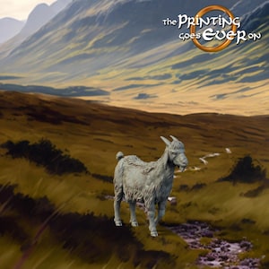 Goat farm animals miniatures 28mm dnd Goat miniature fantasy tabletop wargames dungeons and dragons Goat