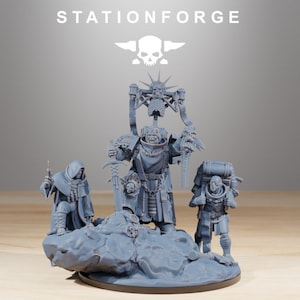 Sokratis Großmeister 32 mm Sci-Fi Fantasy Miniatur für Tabletop Spiele Grimdark RPGs und Wargaming Miniature Dungeons and Dragons Crusader