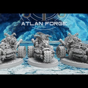 Asgardian Trikers 32mm sci-fi fantasy miniature for tabletop games grimdark RPGs dnd wargaming miniature dungeons and dragons painting