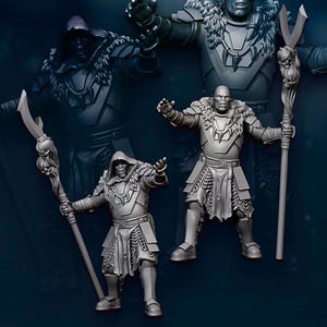 Shamans super orcs 28mm miniatures dnd gift fantasy miniatures dungeons and dragons minis wargaming miniatures tabletop wargames miniature