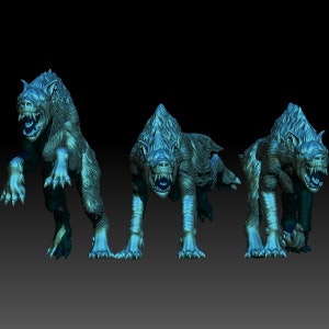 Terror Realm Wargs 28mm miniatures dnd minis fantasy miniatures dungeons and dragons miniatures for painting wargaming tabletop