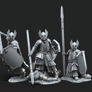 Guards of the Grey Tree b2 28mm miniatures dnd minis fantasy miniatures dungeons and dragons miniatures painting wargaming tabletop