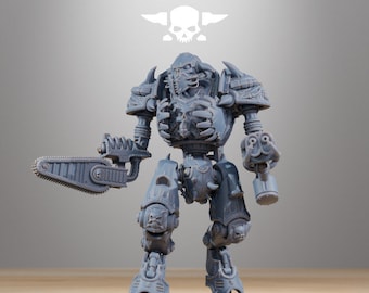 Pythonicus Armageddon Miniature, Sci-Fi Grimdark RPG, 32mm Resin Kit