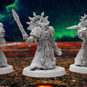 デーモン ソーサラー オブ ハデス 32 mm SF ファンタジー ミニチュア、卓上ゲーム、グリムダーク RPG、DND、ウォーゲーム、ミニチュア ダンジョンズ アンド ドラゴンズ用。