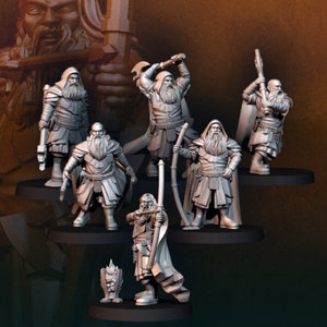 Kalak dwarf ranger explorers 28mm miniatures fantasy dungeons and dragons miniature wargaming miniatures tabletop dnd dwarf army miniatures