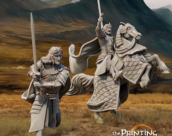 King Aranglor 28mm dnd miniature dungeon and dragons fantasy wargaming miniature tabletop wargame fantasy miniature for painting gift