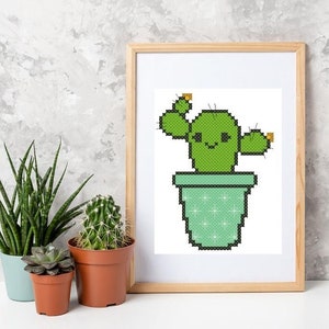 Cross stitch pattern Cactus Stewie| xstitch| Instant Download PDF