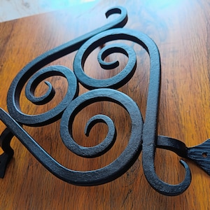 Vintage Hand-Forged Iron Gate Speakeasy Grille: Vintage Charm, Expert Craftsmanship | Artisan-Made in INDIA
