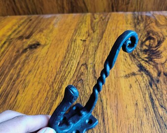 thumbnail image 2 of 10 X Cast Iron Rustic Hat And Coat Hooks - Vintage Retro Victorian Style By Ironmongery World, Country Theme Wall Mount 2 of 5