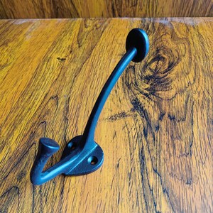 5er Pack BLACKSMITH Gusseisen Rustikale Hut und Kleiderhaken Vintage Retro viktorianischen alten antiken Stil Kleiderhaken Hängehaken Pegs