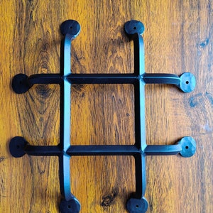 Vintage Hand-Forged Iron Gate Speakeasy Grille: Vintage Charm, Expert Craftsmanship | Artisan-Made in INDIA