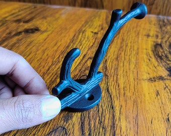 PACK OF 5 BLACKSMITH Cast iron Rustic hat and coat hooks vintage retro victorian old antique style coat hooks hanging hooks pegs