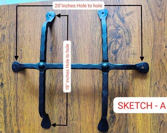 Custom  Grill dimensions of 18" X 20"