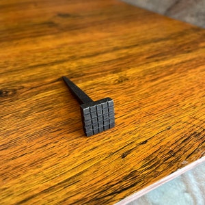 Iron Hand Forged Square  shaped check head nails, Pack of -5 (75/20 mm)