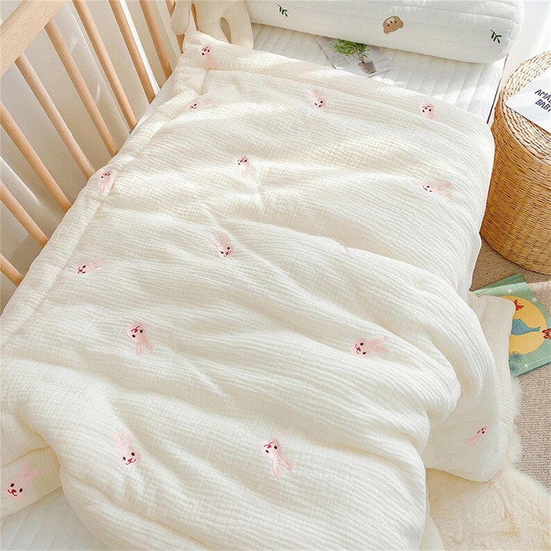 Plush Mink Blanket Newborn Thermal Soft Fleece Cover Tiny Etsy