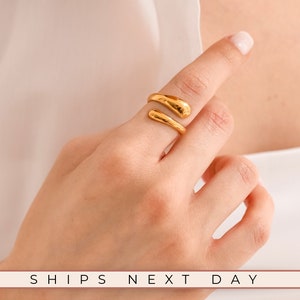 Water Drop Ring - Etsy