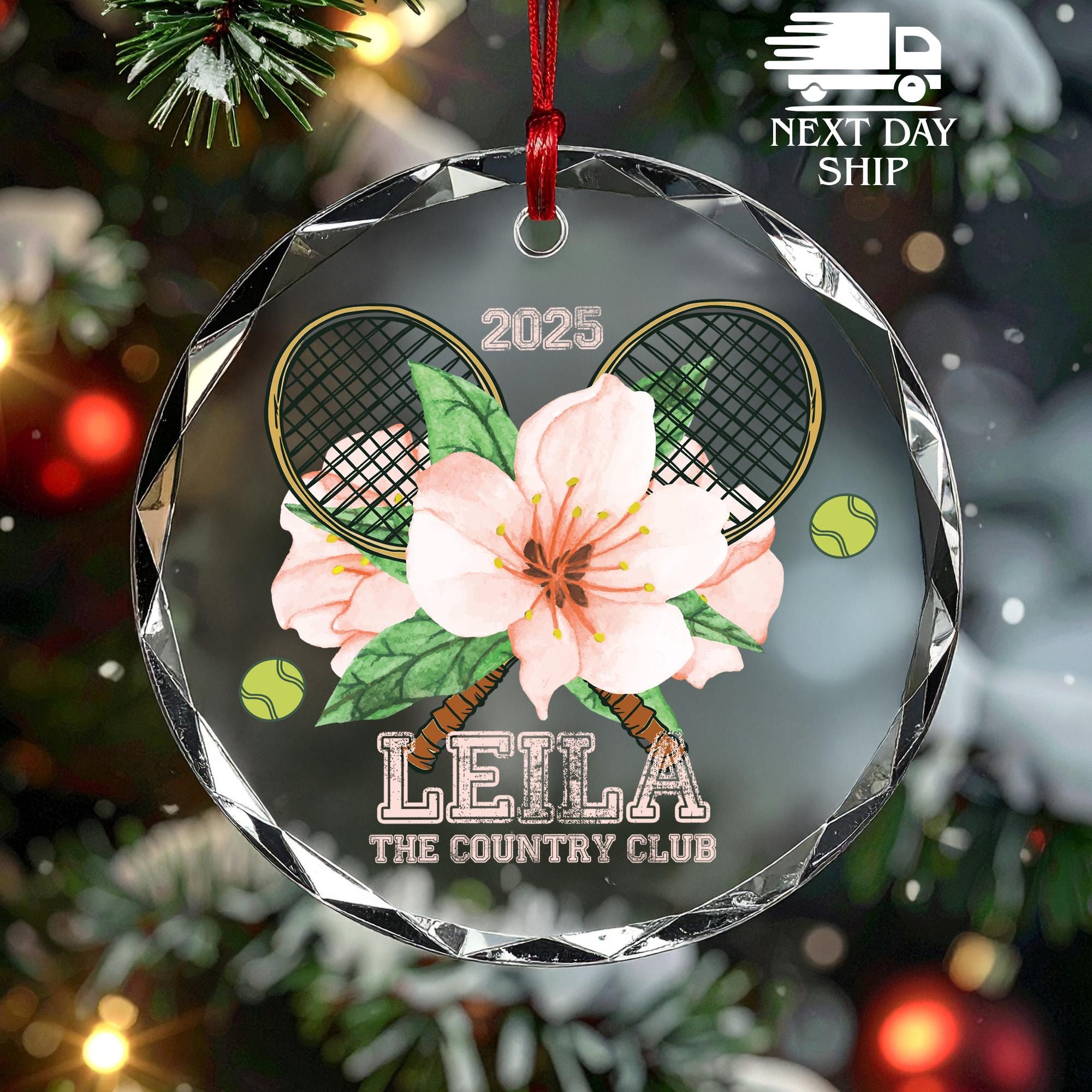 Personalized Badminton Ornament, Sports Team Ornament, Badminton Coach Gifts, Custom Badminton Player Name Ornament, 2025 Christmas Ornament