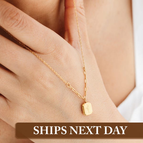 The Lavenders Tile Gemstone Necklace main image 1