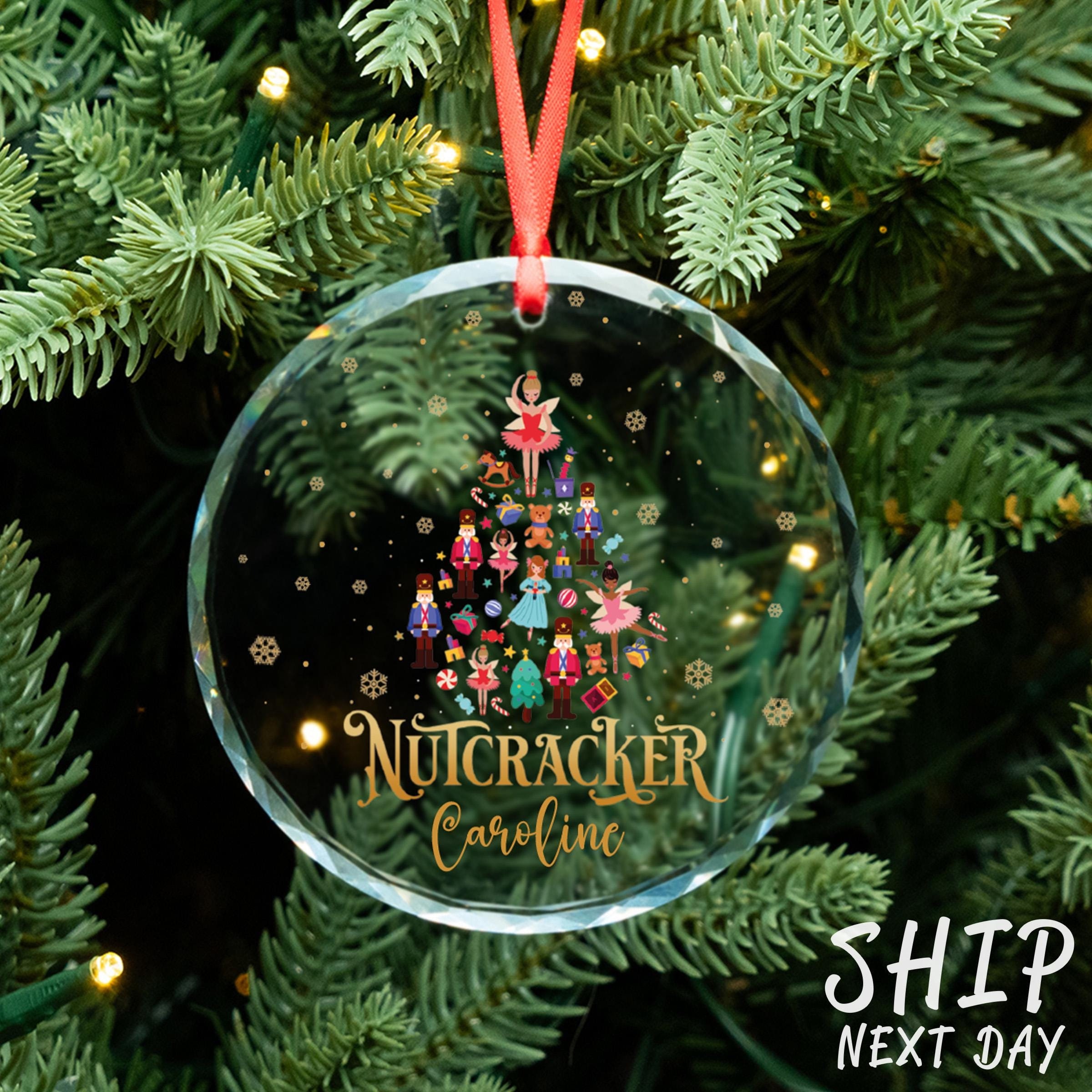 Personalized Name Nutcracker Ornament, Custom Name Toddler Ornament, Holiday Tree Decor Ornament, Christmas Keepsake Gift, Gift For Family