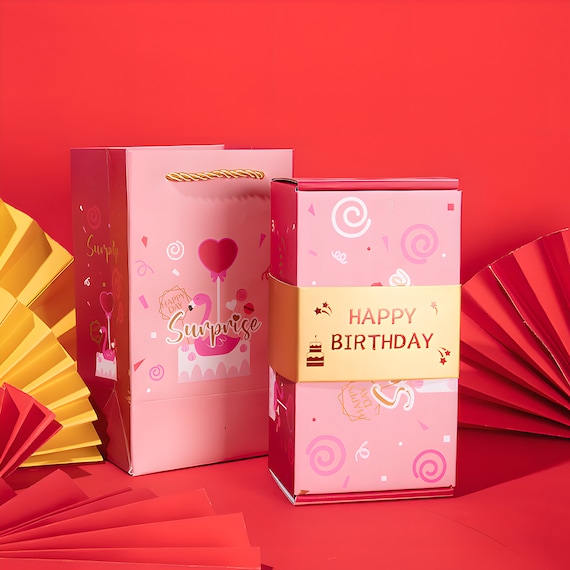 Cheap Surprise Gift Box Explosion Gift Box for Money, Funny Money Box for Cash  Gift, Folding Bouncing Gift Box for Birthday Anniversary Valentine Proposal