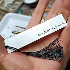 Sterling Silver Personalized Bookmark-Custom Bookmark-Engraved Personalized Bookmark-A Special Gift for Book Lovers-Gift For Her-Bookmark