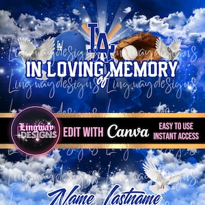 Blue Heaven Sky In Loving Memory Memorial Red PNG add photo rest in peace template for funeral RIP Background